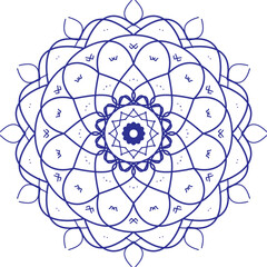 Colorful Decorative Mandala Pattern Vector