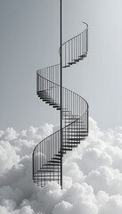 The Stairway That Chases Clouds and Sunlight