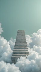 The Stairway That Chases Clouds and Sunlight