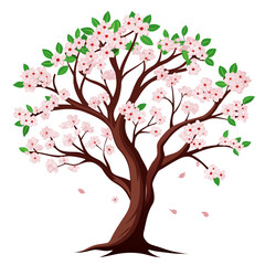 tree with pink flowers