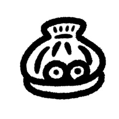 funny shell png outline, cute cartoon handdraw clipart kids doodle element hand drawn doodle, handwriting clipart, kawaii kids drawing, funny character, childlike sketch, handwritten words,