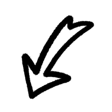 arrow png outline, cute cartoon handdraw clipart kids doodle element hand drawn doodle, handwriting clipart, kawaii kids drawing, funny character, childlike sketch, handwritten words,
