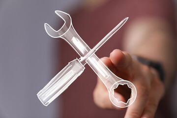 High-quality image depicting repair, maintenance, and technical support. Ideal for websites and presentations.