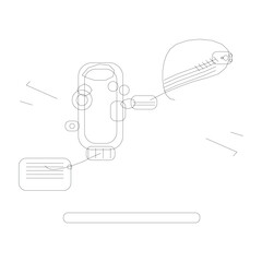 Endoscope Unique Vector – Medical Examination and Healthcare Diagnostic Equipment Illustration
