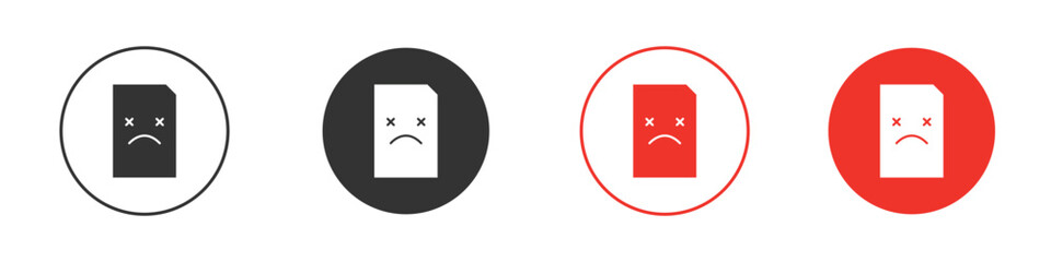 Broken Image icon solid pictogram. Vector isolated illustration