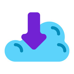 Cloud download icon