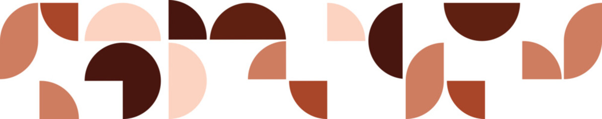 line geometric shape bauhaus border