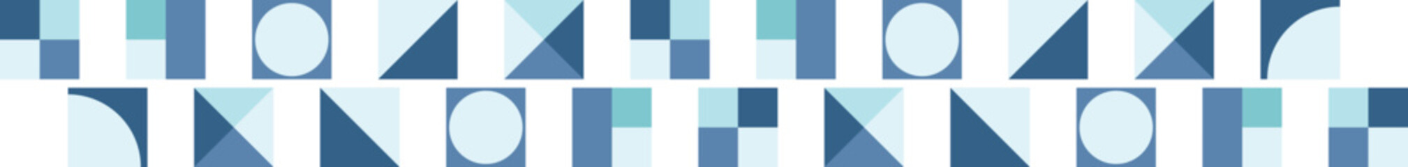 line geometric shape bauhaus border