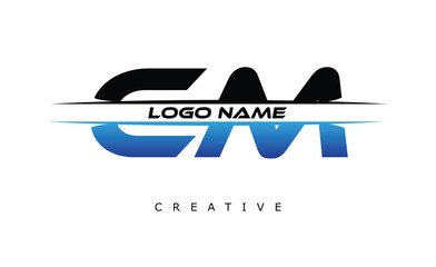 CM Creative Dynamic Logo Design | Modern Music & Entertainment Branding