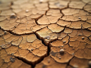 Fototapeta premium Abstract Cracked Earth