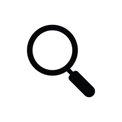 Search icons set. Magnifying glass icon vector symbols collection