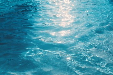 Natural Abstract Blue Water Reflections