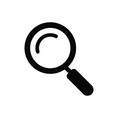 Search icons set. Magnifying glass icon vector symbols collection
