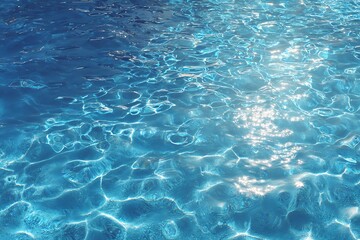 Obraz premium Blue Ocean Water Abstract Background