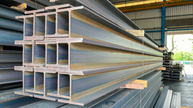 Wide Flange Steel Beams for Industrial Construction