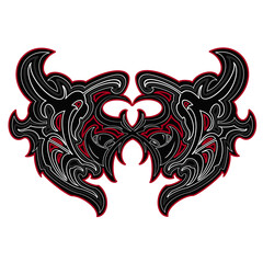 Fototapeta premium Font chicano + Thai character