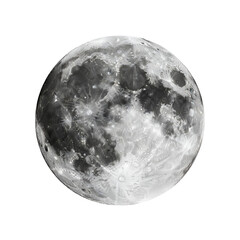 close up vector illustration of detailed moon isolated on white background for karva chauth stock graphic