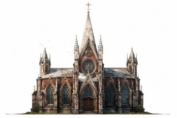 Obraz premium Architecture building steeple church.