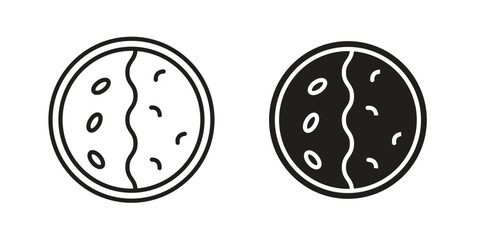 Kare raisu icon. flat and stroke style Collection. simple symbol