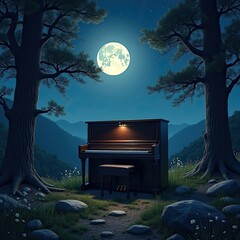 halloween night scene