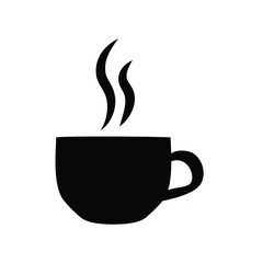 Coffee cup vector icon.