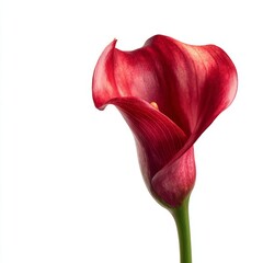 A close-up of a delicate calla lily in full bloom