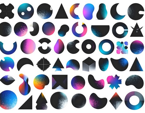 Abstract shapes collection