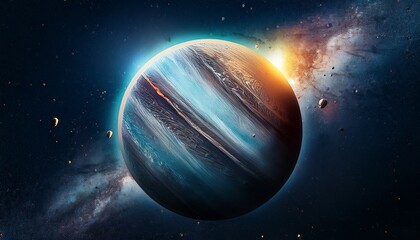 A Planetary Object In Space