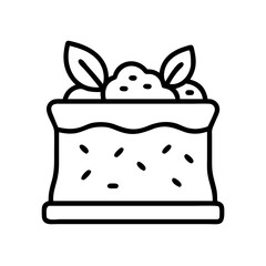 Vector art of potted plant, symbolizing indoor gardening, home decor, and a touch of nature