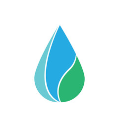 blue water drop icon vector illustration
