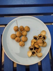 lychee on a plate