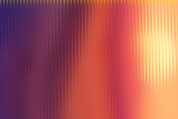 Vibrant Abstract Background with Vertical Ribbed Lines and Gradient of Purple, Orange, and Yellow Hues for Modern Design