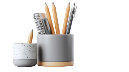 pencils and sharpener