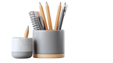 pencils and sharpener