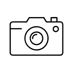 Vector art of camera icon, a versatile symbol for photography, memories, and creative expression