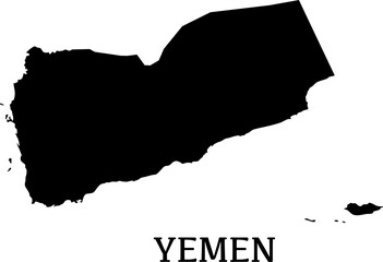 Vector map of yemen