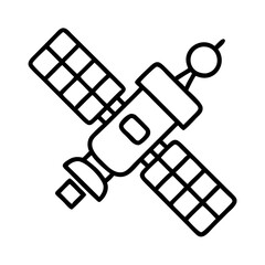 Illustration of a space probe, representing scientific research and exploration