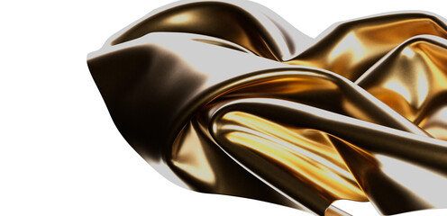 Luxury, elegant gold and brown fabric. Perfect for backgrounds, fashion, and beauty.