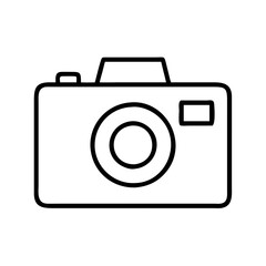 Vector art of camera icon, a symbol of photography, capturing moments and visual storytelling