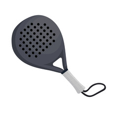 Paddle Tennis Racket Illustration Isolated on White Background