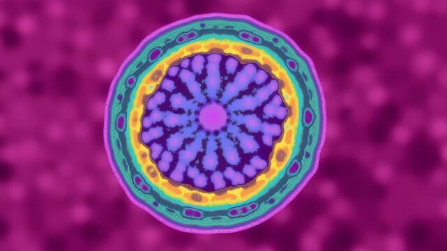 Academic exploration of Brucella bacterium structure used in scientific teaching and medical biology