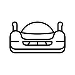 Vector art of reviewing scientific research details with a magnifying glass analysis of lab results