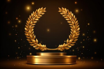 Gold award gold achievement success.