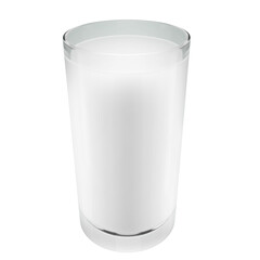 PNG Milk In Glass Splash 3D Rendering