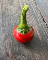 small hot red pepper closeup