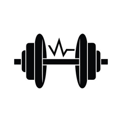 dumbbell isolated on white background