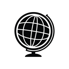 globe on a white background