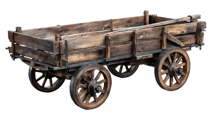 old carriage wheel