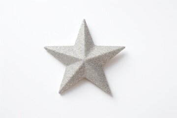 Glitter star white background simplicity echinoderm.