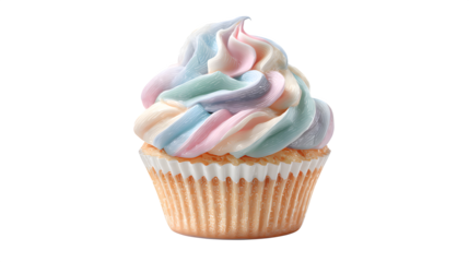 cupcake with pink icing